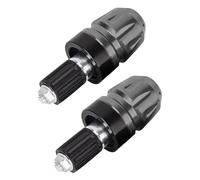 Handlebar End Caps, Aluminum Alloy Cover, Motorcycle Counterweight Grip Ends, for Motorbike Scooter Touring Commuting Cycling Riders