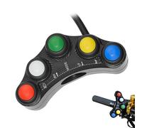 Handlebar Light Button - Motorcycle Headlight Horn Switch | 7-in-1 Waterproof Switch | Racing Track 7-Function Headlight, Power Cut-Off Turn Signal, Horn, For Motorcycle Racing Modification Parts