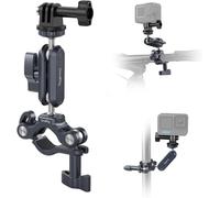 Handlebar Mount Clamp for Action Cameras, 0.5kg Max. Load Motorcycle Camera Mount for GoPro for DJI for Insta 360, for Cycling/Motorcycle - 4191