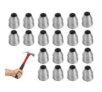 Handles de marteau de coin - outils de poignée ronde, kit de fixation en acier | Pack de coins de hache construit pour les travaux de resserrement des manches pendant les réparations de bricolage ou l