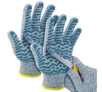 HandLove Gants résistants aux coupures (niveau 5) - 100 % qualité alimentaire et protection de qualité supérieure - Idéal pour la cuisine, la transformation de la viande et l'artisanat, bleu - 2