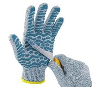 HandLove Gants résistants aux coupures (niveau 5) - 100 % qualité alimentaire et protection de qualité supérieure - Idéal pour la cuisine, la transformation de la viande et l'artisanat, bleu, taille S