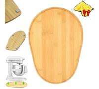 Handmade Bamboo Mixer Mobile Tray - Bamboo Sliding Board for Kitchen Mixer, Stand Mixer Slider - Wooden Anti-Slip Shock Absorbing Mat for Home, Cafe, Restaurant (1PC)