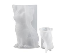 Handmade Candle Mold - 3D Silicone Mold for Wax Candle Making | Sturdy Soft Silicone with Intricate Patterns, Reusable, Safe for Hot Wax, Perfect for Hobbyists Craft Projects 3.23x1.77x2.13 in