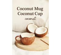 Handmade Ceramic Coconut Design Cup for Tropical Themed Drinkware