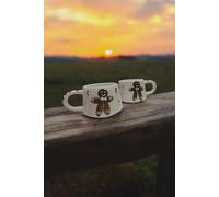 Handmade Ceramic Cookie Mug Set with Delightful Cookie-Inspired Design