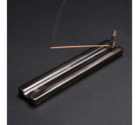 Handmade Ceramic Stick Incense Burner Holder Creative Retro Lotus Leaf Lotus Thread Incense Burner Incense RT Decoration (A) (A)
