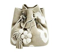Handmade Crochet Flower Tote | Boho Stylish Handbag | Knit Floral Purse | Boho Beach Handbag for Ladies Mothers Wives Travelers Seaside Poolside Shopping Picnics Concert Vacation