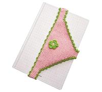 Handmade Crochet Novelty Bookmark, Funny Knitted Yarn Page Holder, Creative Book Marker for Hardcover Paperback Journals, Multi Color Gift for Book Lovers Readers Students