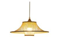 Handmade Curved Pendant Fixture E27 Chinese Style Light Chandelier(22in)