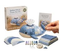 Handmade Decorative Craft, Quilted Sea Animal Tissue Box DIY Kit, 400 g Device with Strong Frame, Beaded Gear with Easy Setup, Household Supply Accessory for Desk Living Room Dorm Daily Routine Usage