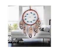 Handmade Dream Catcher Wall Hanging Decoration with Pheasant Feathers - Boho Style Home Decor for Bedroom & Living Room