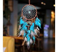 Handmade Dreamcatcher, Capteur de Rêves en Plumes, Attrape Rêves Fabriqué Main, Attrapeur de Rêves Sweet Dream Catcher, Capteur Rêves Ornement Suspendue Chambre pour Enfants Filles Amis