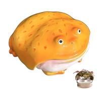 Handmade Frog Wireless Earphone Protector Case, Earbuds Case with Soft Anti-Scratch Protection, Creative Animals Design for Daily Use & Gift Ideas (Orange,for airpods 4)