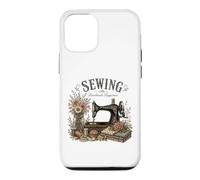 Handmade Happiness Machine à Coudre Vintage Motif Floral Coque pour iPhone 12/12 Pro