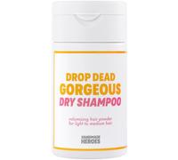 Handmade Heroes - Shampoing Sec Drop Dead Gorgeous, Non Aérosol, 50g | 100% Naturel et Vegan | Poudre Pour Cheveux Volumisante, Soins des Cheveux Femmes, Hommes | Pour les cheveux blonds Léger à moyen