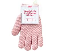 Handmade Heroes Tough Love Lot de 2 gants exfoliants réutilisables pour la douche, le bain et le spa, pour enlever les peaux mortes, poils incarnés et exfoliant autobronzant, accessoires de douche