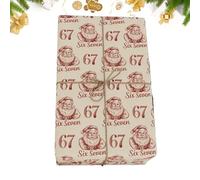 Handmade Holiday Wrap, Smooth Festive Gift Wrap With Santa Design, Christmas With Material, For Friends, Kids, Offices, Party, Jewelry Boxes, Holiday, Birthday, Celebration, Card Making
