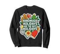 Handmade Holidays are The Best Christmas Baking Baker Christmas Sweatshirt