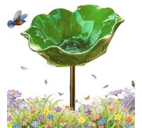 Handmade Metal Flower Garden Stake, 2026 New Metal Flowers for Garden, Poppy Bird Bath, Rustproof Me-tal, Handcrafted Me-tal Flower Art, Perfect for Flowers Beds & Pathways (G,1pc)