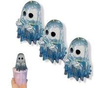 Handmade Middle Finger Ghost Ornament Resin Mold, Funny Transparent Ghost Resin Mold, Diy Your Own Personalized Ghosts(3pcs)
