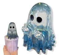 Handmade Middle Finger Ghost Ornament Resin Mold, Funny Transparent Ghost Resin Mold, Diy Your Own Personalized Ghosts(1pcs)