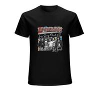 Handmade Noodles Loverboy Lovin Every Minute of It 1986 Tour Mens Album Concert Classic Breathable T Shirt Black XXL