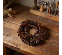 Handmade Nuts Shell Ankle Rattle 48-78mm Natural
