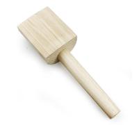 Handmade Pottery Mallet, Ceramic Art Finishing Paddle, Wood Clay Shaping Tool, Comfortable Grip for Precise Sculpting, Crafting Accessory for Kitchen, Leather Working, Projects