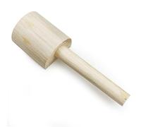 Handmade Pottery Mallette, Ceramic Art Paddle, Comfortable Grip Tool, Finishing Craft Device, Kitchen Leather Accessory, Compact Frame, Portable Daily Tool, for Studio Workshop Home Project Use