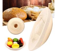 Handmade ronde ovale Banneton Bortform paniers de stockage en rotin Dough Proofing Liner - 22*8cm