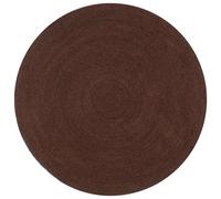 Handmade Rug Jute Round 82.7" Olive Green rug mat carpet jute rug vidaXL