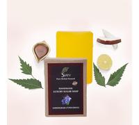 Handmade Savon With Natural, Soothing Herbs Of Lemongrass & Patchouli, Moisturized Skin - Traditional Ayurvedic Herbal Body Savon Bars For Men & Women, All Skin Types - 100g