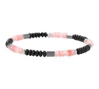Handmade Stone Beaded Bracelet 19cm Natural pour onyx Handmade(B)
