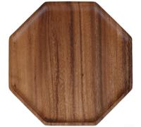 Handmade Walnut Wood Tray Irregular Shape Fruit Plate(N) | Solid walnut construction, unique patterns, irregular artistic shape, smooth hand-polished finish