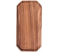 Handmade Walnut Wood Tray Irregular Shape Fruit Plate(Q) | Solid walnut construction, unique patterns, irregular artistic shape, smooth hand-polished finish
