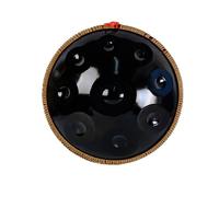 Handpan 22 Pouces - Ensembles Batterie Main, Instruments Percussion Ré Mineur 9/10/12 Notes En Acier, Pour Léducation Musicale, Instrument Percussion Réunion Famille(C,9 notes)