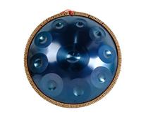 Handpan 22 Pouces - Ensembles Batterie Main, Instruments Percussion Ré Mineur 9/10/12 Notes En Acier, Pour Léducation Musicale, Instrument Percussion Réunion Famille(A,10 notes)