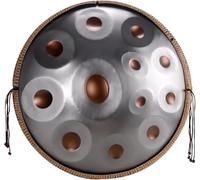 Handpan Drum 12 Notes 22 Pouces Acier Handpan pour Adultes 440hz/432hz Hand Pan 9 Notes pour Les Débutants Cadeau pour Enfants Méditation avec Sac De Casserole Doux, 12 Notes, 432Hz