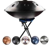 Handpan Drum 432 Hz/440 Hz, Tambour À Languettes En Acier 9/10/12 Notes Pour Débutants Et Professionnels, Instruments De Percussion En Ré Mineur De 22 Pouces(B,432HZ/9Note)