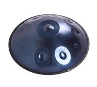 Handpan Drum 440 Hz 9 tonalités 18 pulgadas Instrument D Menor Hand Pan Music Percusión Armónica que Genera una Resonancia Cómoda Idéal pour les principiantes en Sanación con Sonido, Meditación