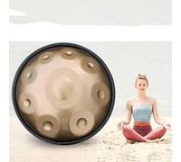 Handpan Drum, 55,9 cm D Mineur 9 notes 440 Hz en acier avec sac, 2 maillets et support pour la guérison par le son, la méditation, le yoga