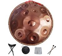 Handpan Drum 9 10 12 14 notes Instrument de percussion professionnel avec sac de voyage, corde décorative et maillets pour la méditation Yoga Zen