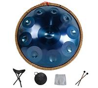 Handpan Drum 9 10 12 14 notes Instrument de percussion professionnel avec sac de voyage, corde décorative et maillets pour la méditation Yoga Zen