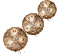 Handpan Drum D Minor 9/10/12 Notes 56cm, Tambour De Main 440 Hz, Hang Drums Avec Sac De Transport Et Support, Instrument De Musique Professionnel(Gold,12)