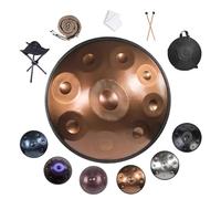 Handpan Drum De 22 Pouces, 9/10/12 Notes Harmonic Tambour À Main, Instrument De Percussion En Acier Accordé À La Main 432/440 Hz, Pour La Méditation Et Le Yoga(A,432HZ/12Note)