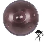 Handpan Drum Instrument 56cm 9/10/12 Notes, 440 Hz D Mineur Tambour À Main, Création De Son Méditatif Via HandPan, Instrument Handpan Pour Yoga(Violet,9)