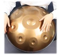 Handpan Drum Instrument 9/10/12 Notes 56cm 440 Hz D Mineur Hand Pan Tambour, Créateur De Sons Éthérés HandPan, Pour La Guérison Sonore, La Méditation Personnelle, Le Yoga(Argent,12)
