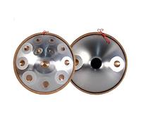 Handpan Drum Instrument de percussion en acier avec sac de transport pour performance professionnelle Argenté 55,9 cm 14 notes 440 Hz/432 Hz