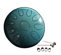 Handpan Drum Tambour à langue en acier for tambours main extérieurs, 11 Notes, Instrument de tambour pluie, Instruments guérison sonore, Mini Portable(Color 6)